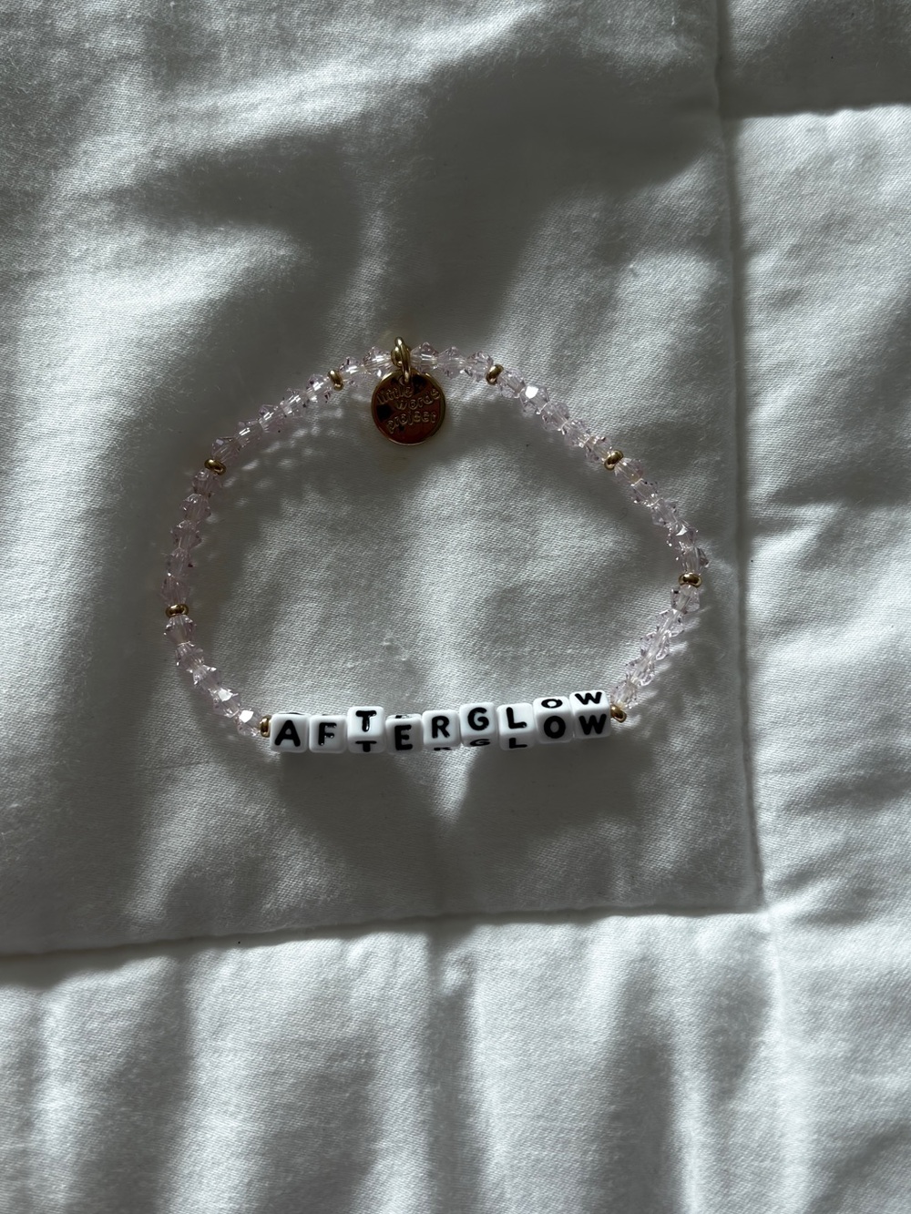 Little words project LWP bracelet after glow